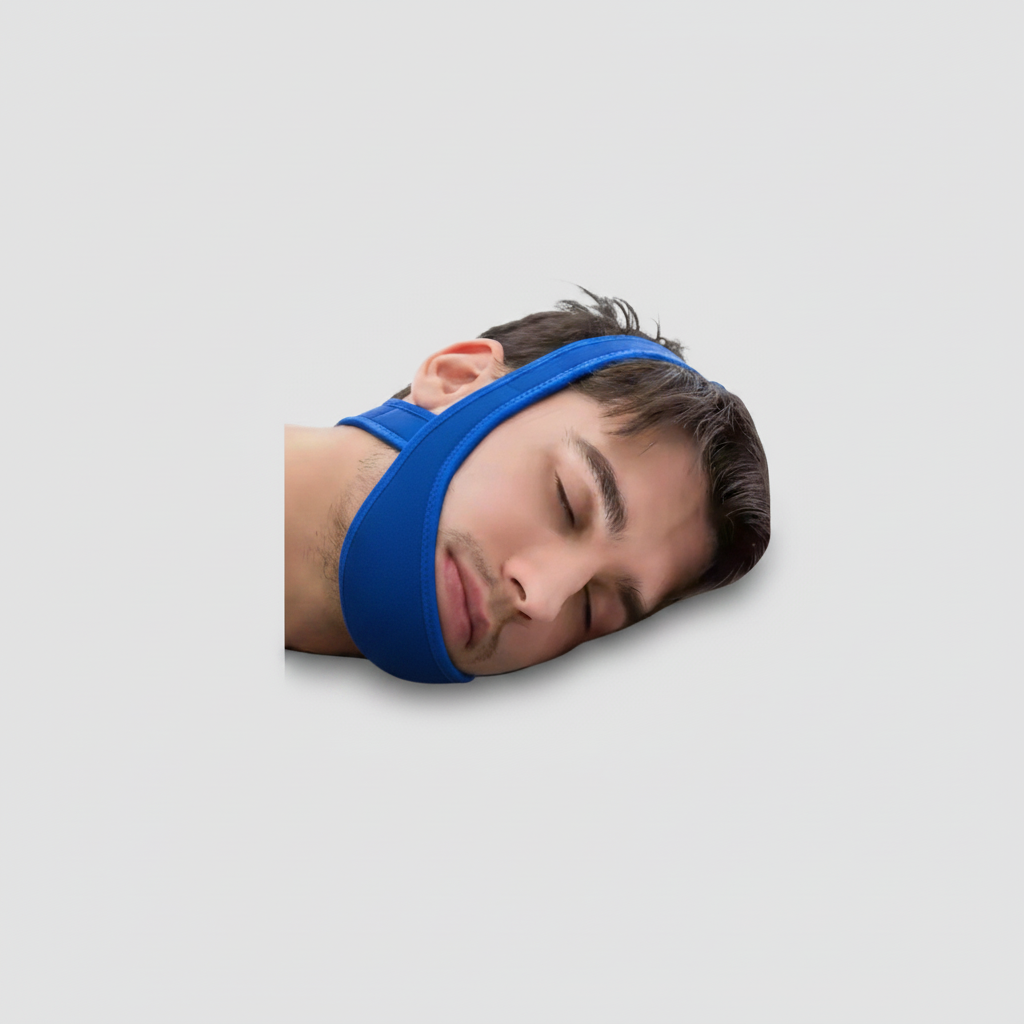 Adjustable Sleep Chin Strap — Soft Breathable Band